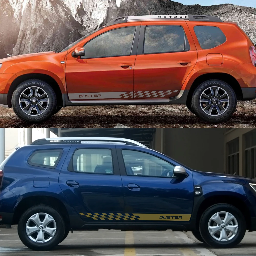Автомобильные наклейки для Dacia Duster 4X2 4X4 1 0 Tce 100 130 Turbo lpg черный коллектор