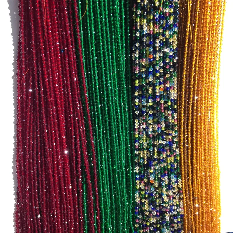 Шпинель с натуральными гранями красные зеленые синие белые черные бусины из