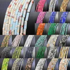 Бусины Из Натурального фиолетового песчаника, цилиндрической формы, Императорский Ясперс, 31 вид