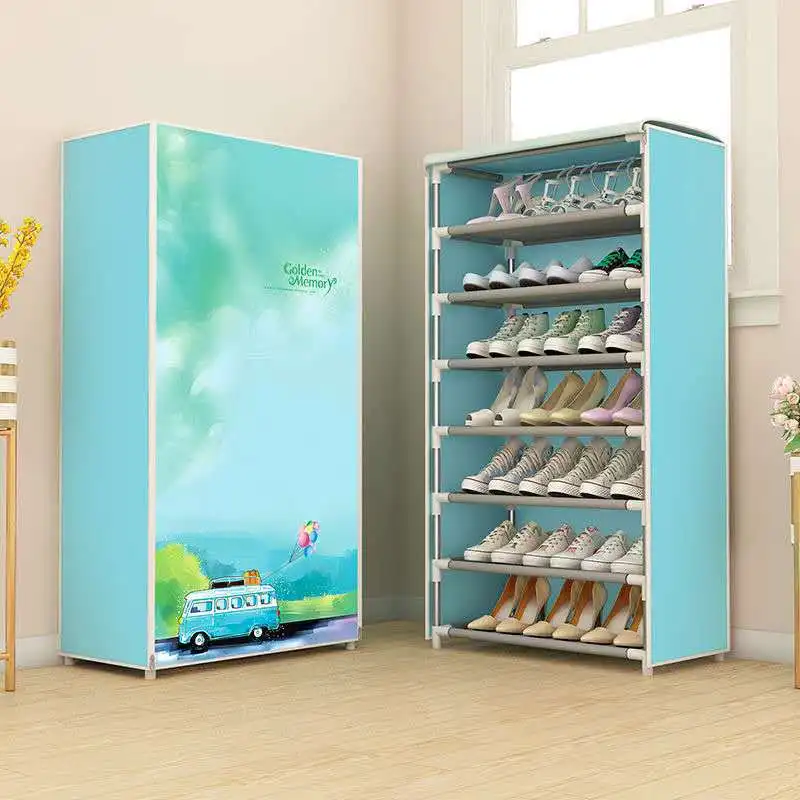 Simple Shoe Cabinet Multi-layer Storage Cabinet Dust-proof Combination Shoe Rack Home Dormitory Shoe Cabinet Household Furniture