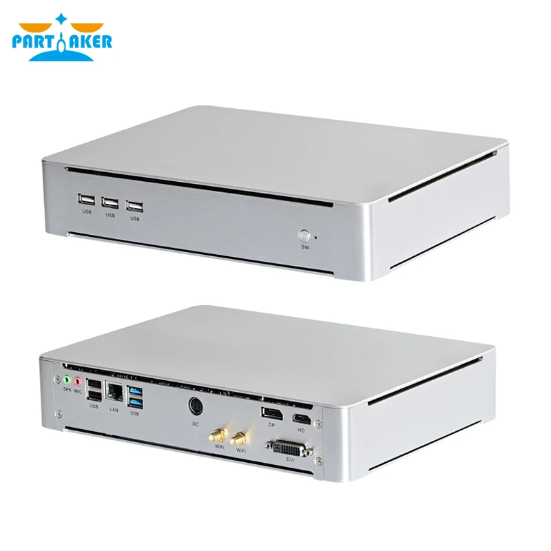 Partaker 8th 9th Gen Dedicated Mini PC Intel Core i7 9750H 8750H Gaming GTX1650 4G Dual DDR4 M.2 Desktop Industrial Computer | Компьютеры