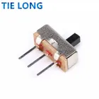 Мини-выключатель прерывателя SS12D00 SS12D00G3, 3 контакта 1P2T, 2 положения, высокое качество, Длина ручки переключателя: 3 мм, 100 шт.