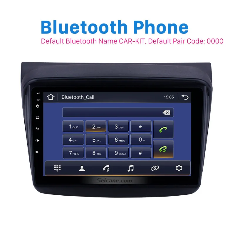 Seicane 9 &quot2din Android 10 0 Автомобильный GPS для MITSUBISHI PAJERO Sport/L200/2006 + Triton/2008 2010 поддержка OBD2