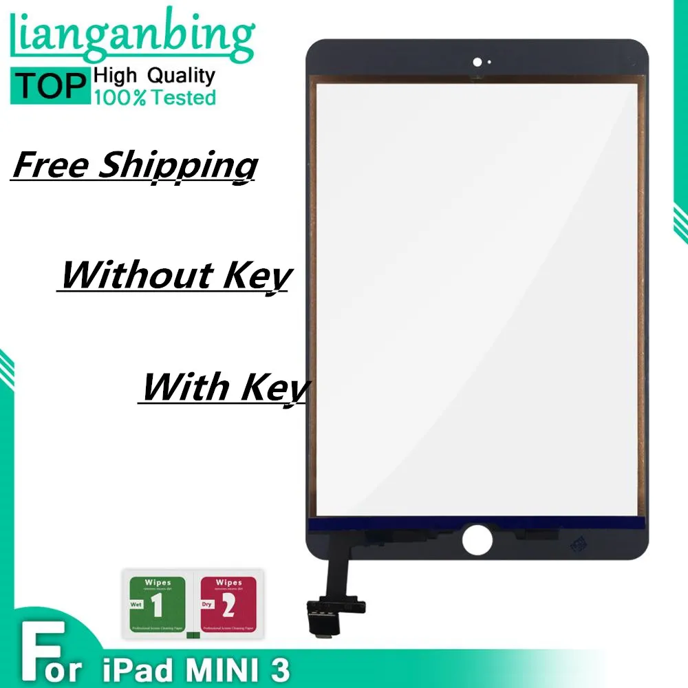 Сенсорный экран для iPad Mini 3 стеклянный сенсорный с дигитайзером и IC разъемом mini