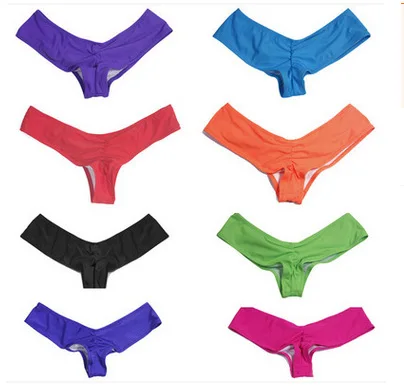 Женские Трусики бикини в форме флага бразильском стиле с v образным