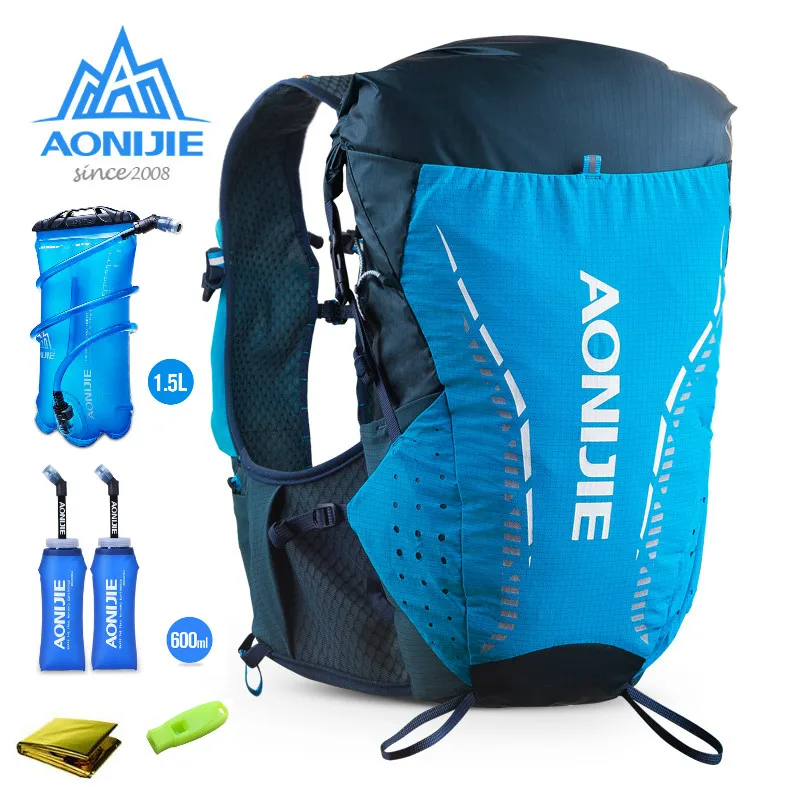 

AONIJIE C9104 Ultra Vest 18L Hydration Backpack Pack Bag Soft Water Bladder Flask Hiking Trail Running Marathon Race S/M ML L/XL