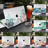 floral case for macbook air 11 12 pro 13 laptop cover bag mac book 13 3 touch bar a2251 air 13 2019 2020 a2338 a2337 m1 a2159
