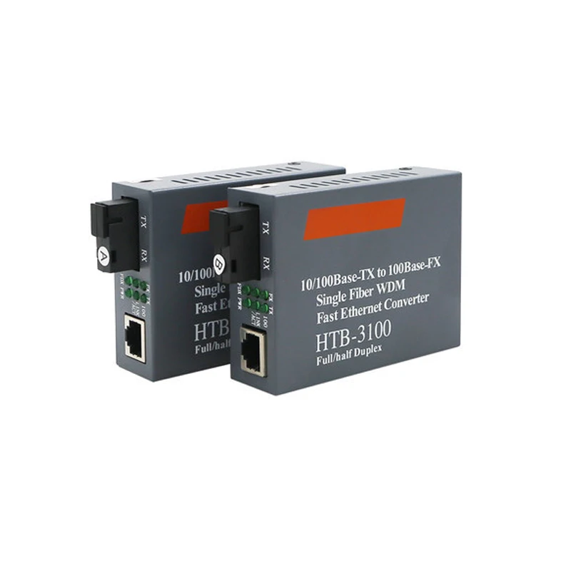 HTB-3100 NetLink Singlemode Fiber Converter 25km SC 10/100M Media Converter Optical Fiber Transceiver