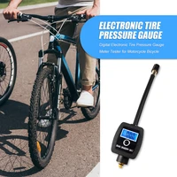 electronic tire pressure gauge easily installation personal portable digital display bicycle parts for motorcycle bicycle