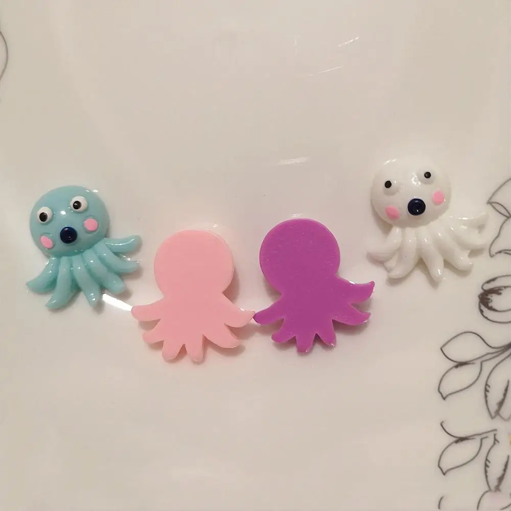 6 шт. Единорог Осьминог Дельфин полимерная слизь Игрушка подвеска для детей Flatback
