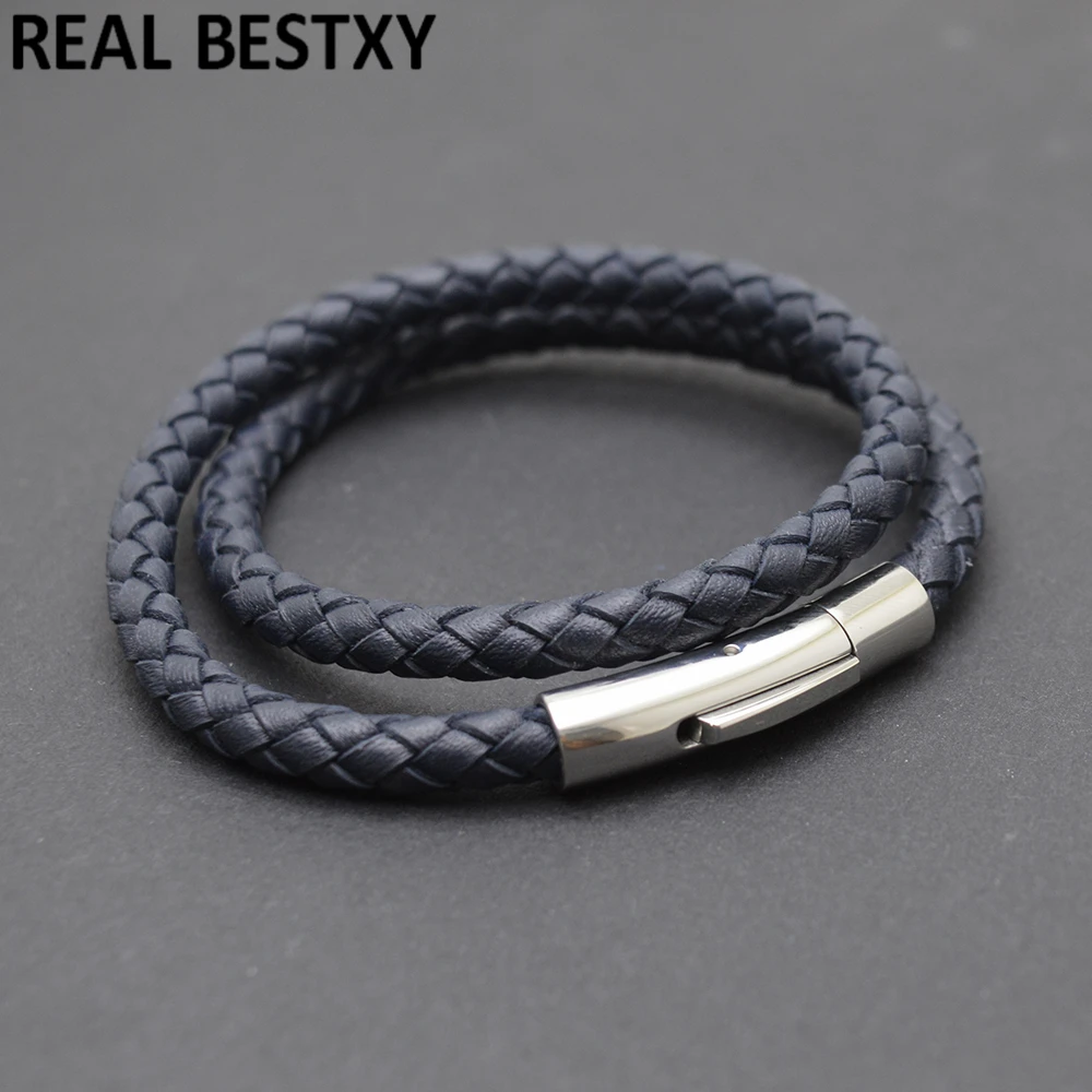 5 шт./лот браслеты из натуральной кожи с логотипом на заказ для мужчин и женщин