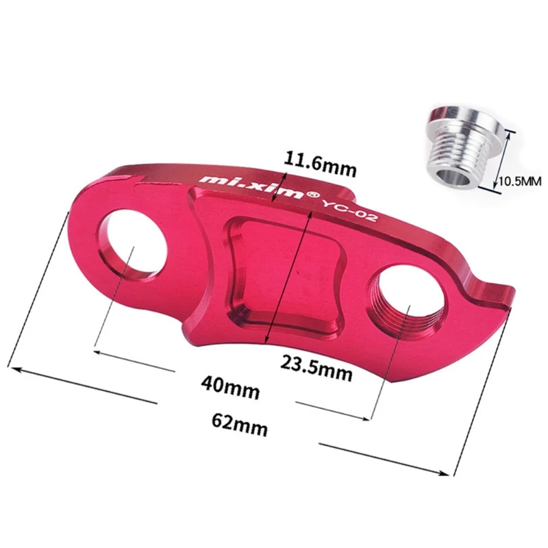 

Bicycle Rear Derailleur Hanger 40T/42T/46T/50T/56T Mountain Road Bike Speed Change Extension Frame Gear Tail Hook Extender