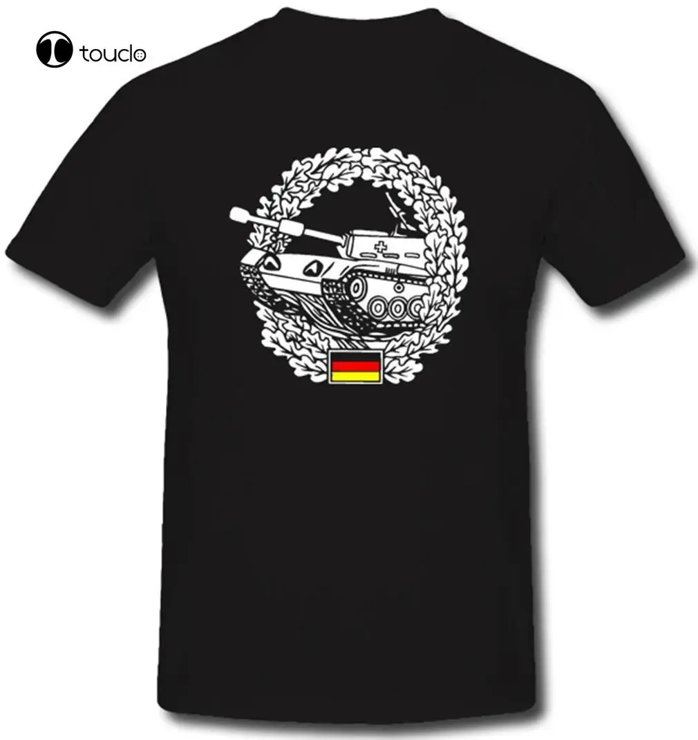 

New Cotton Tee Shirt Panzertruppe Barett Bw Pztrp Abzeichen Bundeswehr - T Shirt Summer T-Shirt Custom Aldult Teen Unisex Unisex