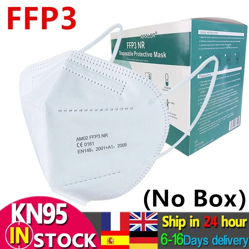100 шт. FFP3 маски соответствует европейскому стандарту се для лица ffp3mask