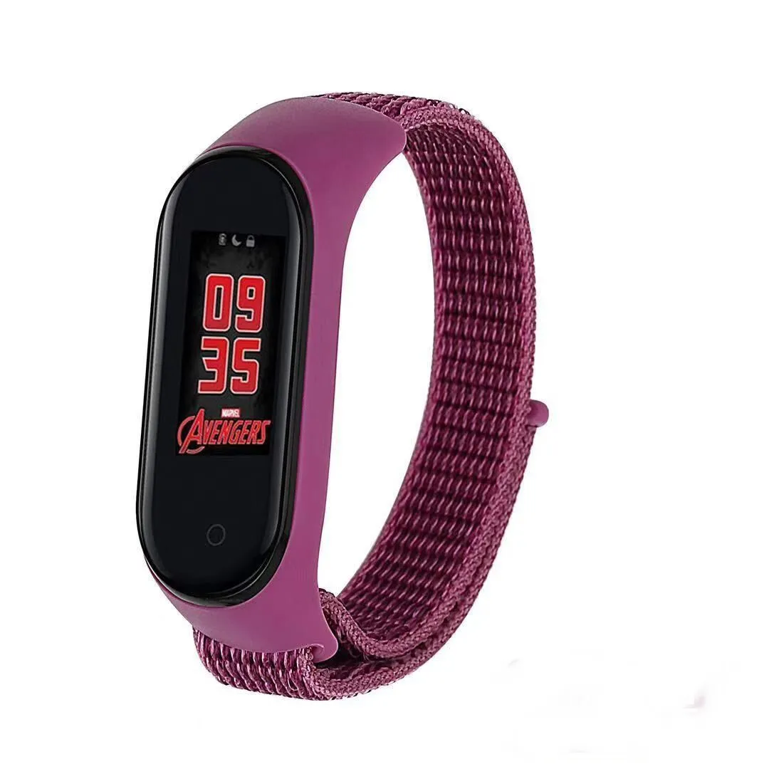 dragon fruit Регулируемый ремешок для браслета, дышащая Спортивная петля для Xiaomi mi Band 4 3, браслет с рамкой, сменный Браслет mi band 3 4, аксессуары - Цвет ремешка: dragon fruit