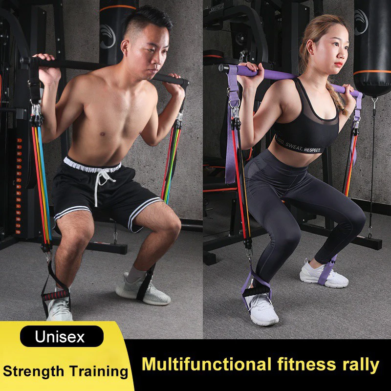 

Resistance Bands Gym Crossfit Suspension Pull Exercise Rope Fitness Exerciser Strength Hanging Training Strap Home Workout Belt