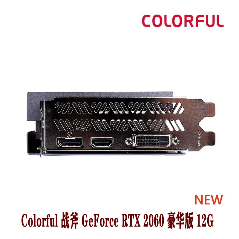 Цветной GeForce RTX 2060 12G 12 нм Гб GDDR6 бит Поддержка процессора AMD Intel для настольных
