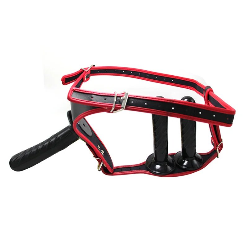 Ремень на фаллоимитатор тройной Dong эластичный безвредный фалоэммитатор для Пояс