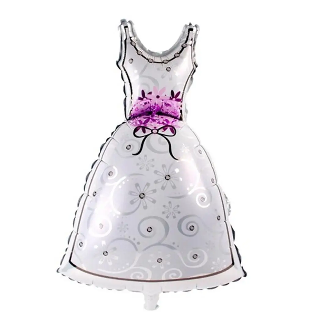 Свадебное платье Костюм алюминиевая пленка Свадебный шар Декор события вечерние