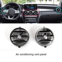 car air conditioning outlet panel replacement frame ac vent cover grill for mercedes c clc class silver black back row