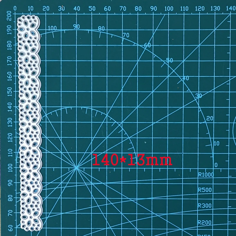 Металлический Трафаретный вырубной штамп травления в полоску с цветочным