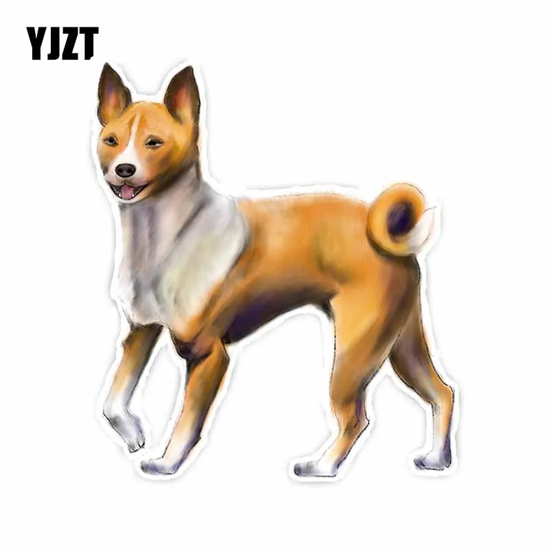 YJZT 15.2CM*13.5CM Colored Graphical Dog Animal Car Sticker Decal PVC C29-1094 | Автомобили и мотоциклы
