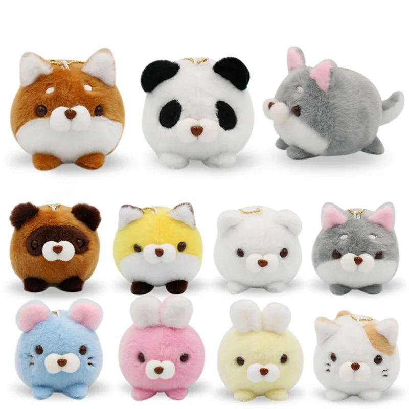 

Mengwutuan cat plush toy creative cute kitten panda palm sandbag pendant bag keychain