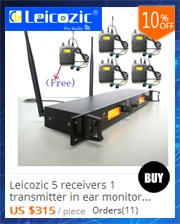 Leicozic профессиональный ручной беспроводной микрофон Система D100 microfono беспроводной 751-775 МГц чистый звук микрофон беспроводной микрофон
