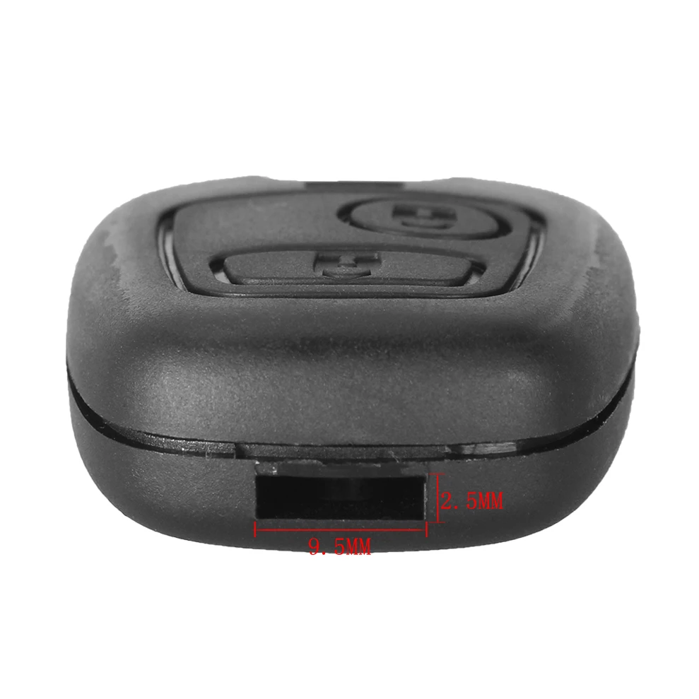 

Сменный чехол KEYYOU для Toyota Peugeot 107 206 207 306 407 для Citroen C1 C2 C3, пульт дистанционного управления, 2 кнопки, чехол без логотипа