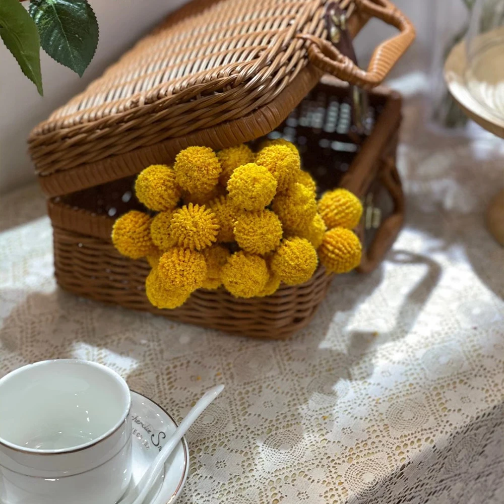 

10 Pcs Simulation Golden Ball Valentines Day Wall Home Decor Wedding Decoration Gift Artificial Flowers Centerpieces For Tables