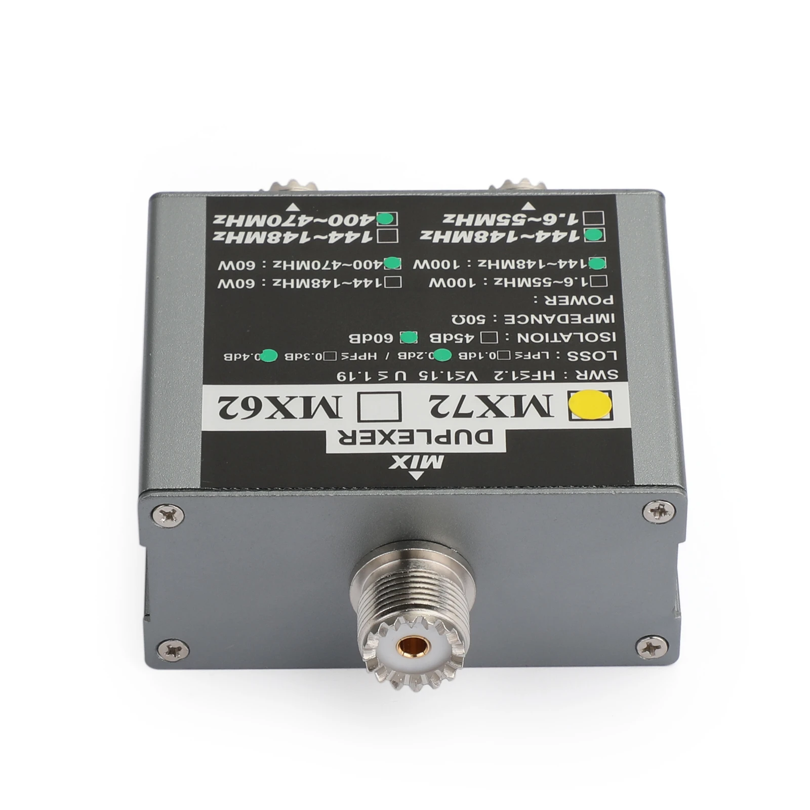 Антенный комбайнер Artudatech MX72 HAM VHF UHF многочастотная транзитная станция Duplexer |