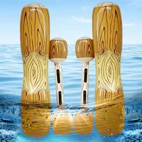 27re log rafts inflatable pool float row toys for pool partygame travelswim bumper water game foldable for familyfriends