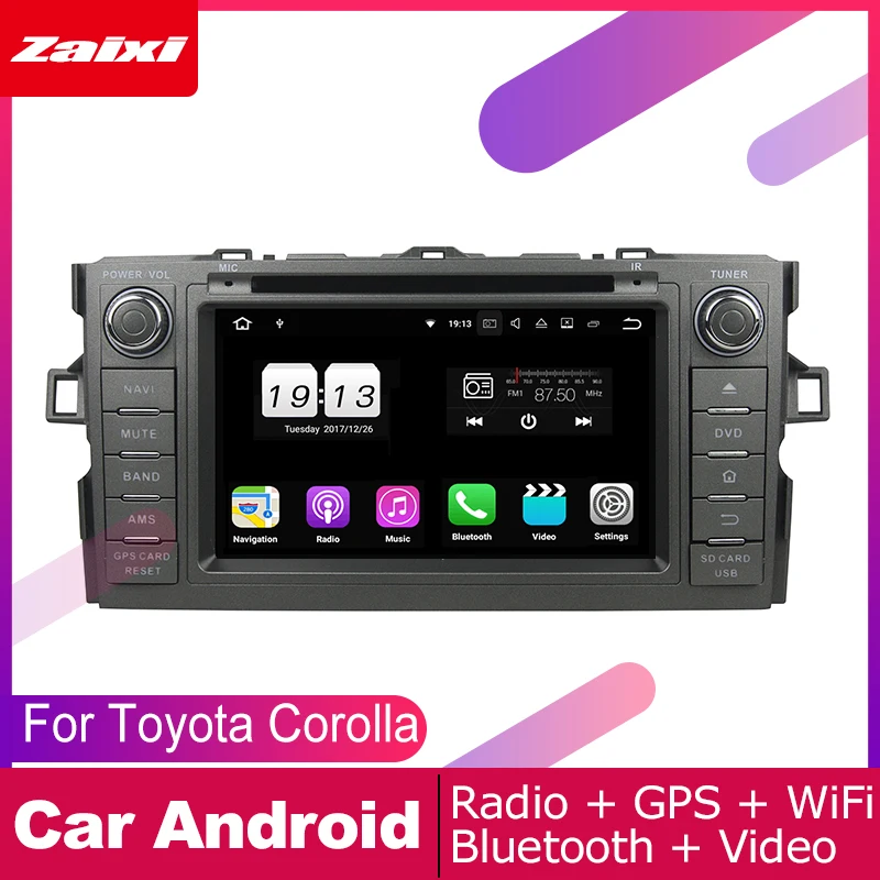 Мультимедийная система для Toyota Corolla E150 автомобильный DVD плеер GPS BT 2006 2007 2008 2009 2010 2011