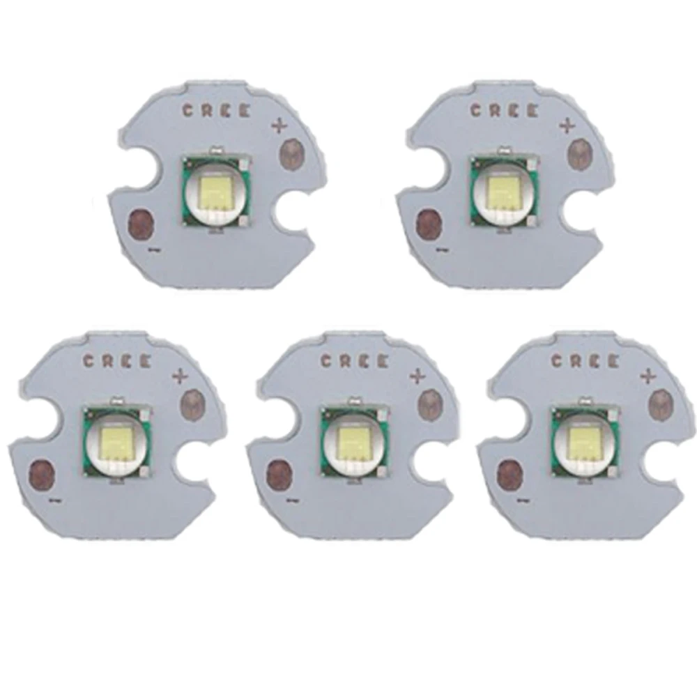 5 шт. CREE XML XM L T6 светодиодный U2 10 Вт белый светодиод высокой мощности с 12 мм 14 16 20 PCB