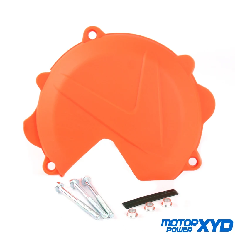 Оранжевый Мотокросс сцепления защитный чехол двигателя боковая защита для