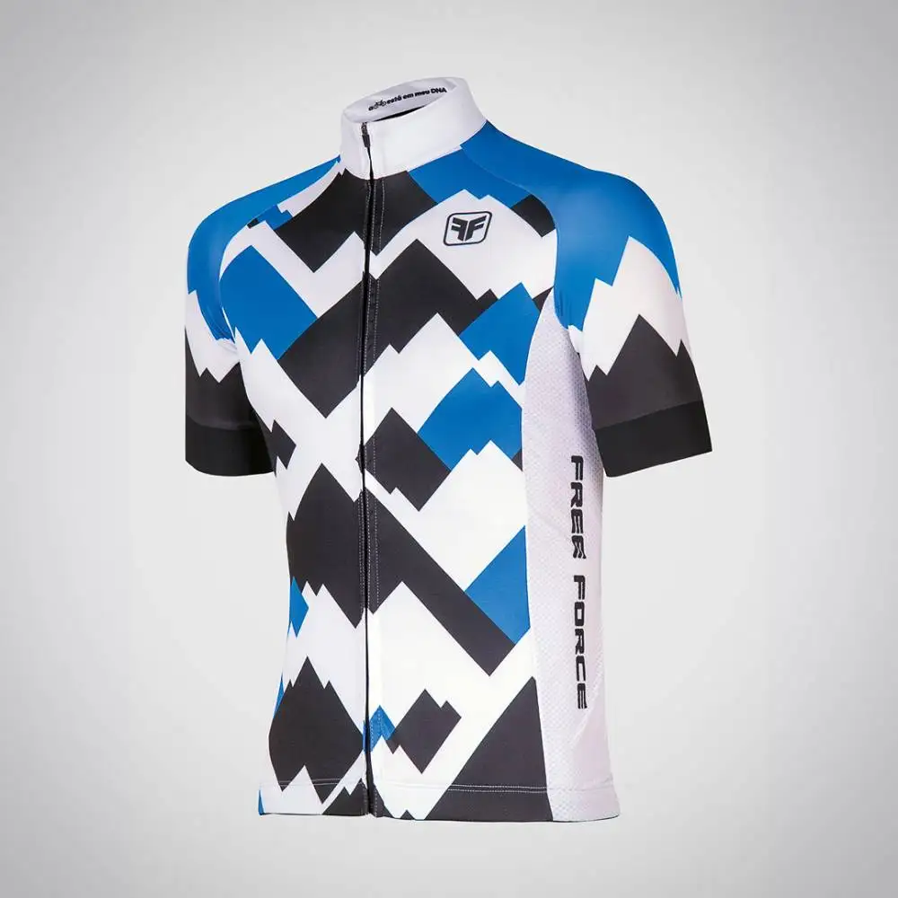 

Free Force Summer Men new Short Sleeve Cycling Breathable Shirt Outdoor MTB Cycling Running Sports Maillot de ciclismo Bib Short