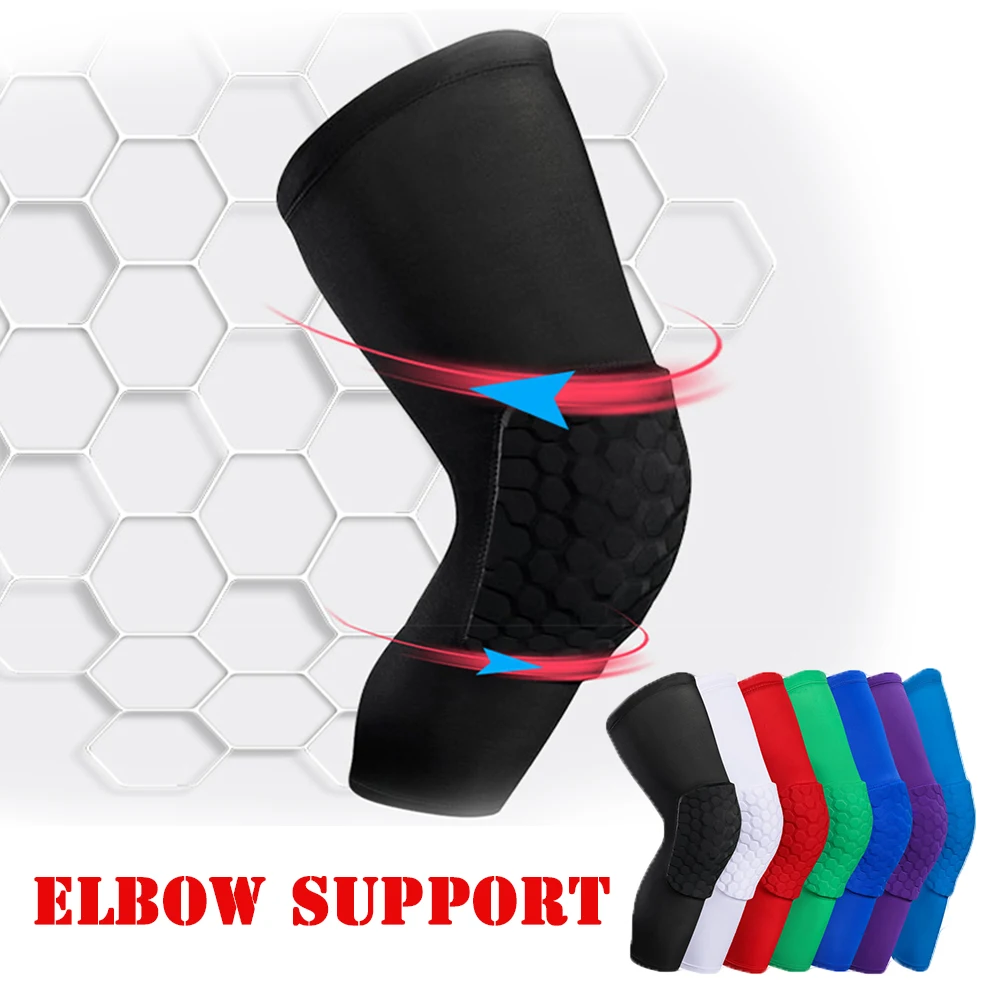 Спортивные баскетбольные наколенники втулка сотовая скоба эластичные защитные