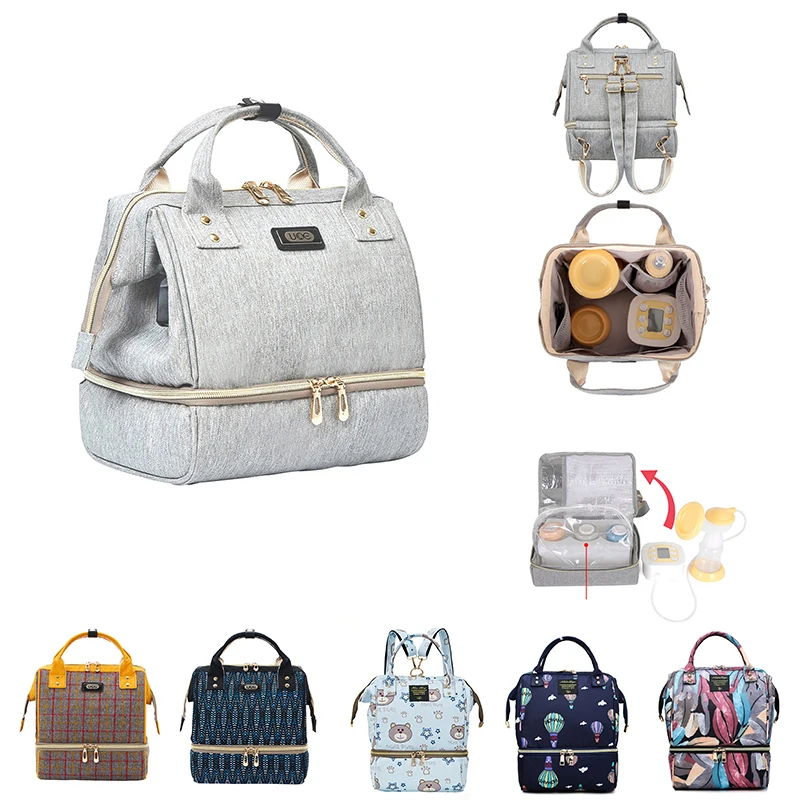 

Diaper Bag Mummy Maternity Bags For Baby Stuff Small Baby Nappy Changing Backpack For Moms Travel Women Bag Stroller Organizer