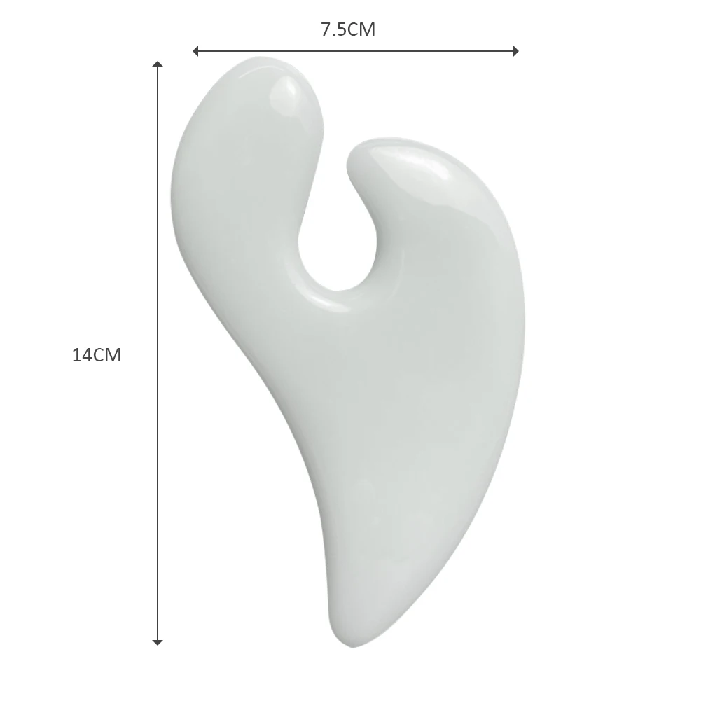 

Resin Beeswax V Face Healthcare Scraping Board Facial Skin Handmade Massage Legs Buttocks Love Heart Shaped Gua Sha Scraper Tool