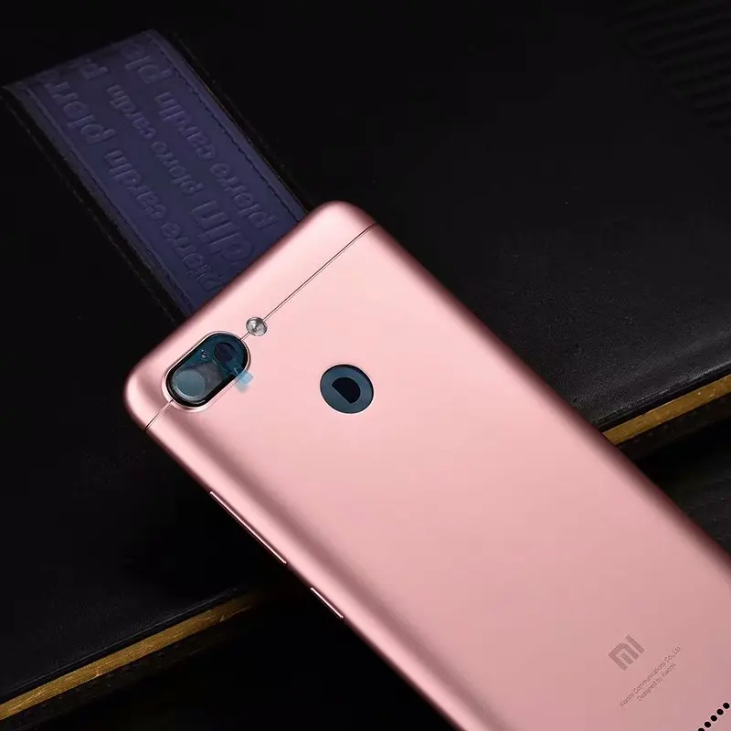 Redmi6 чехол на заднюю крышку для Xiaomi Redmi 6 пластик задняя дверь ремонт батарея чехол+ кнопки камеры стекло