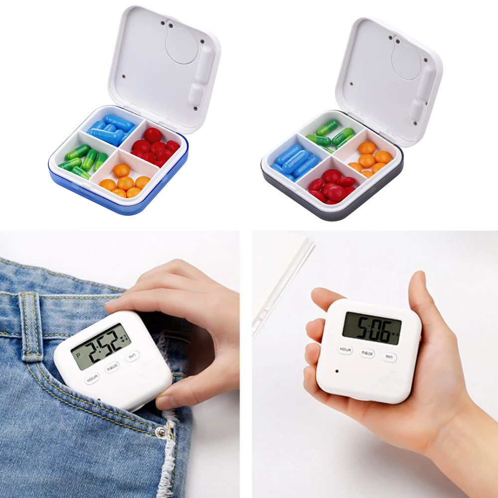 Пылезащитный отдельный органайзер для таблеток коробка Чехол Электронный