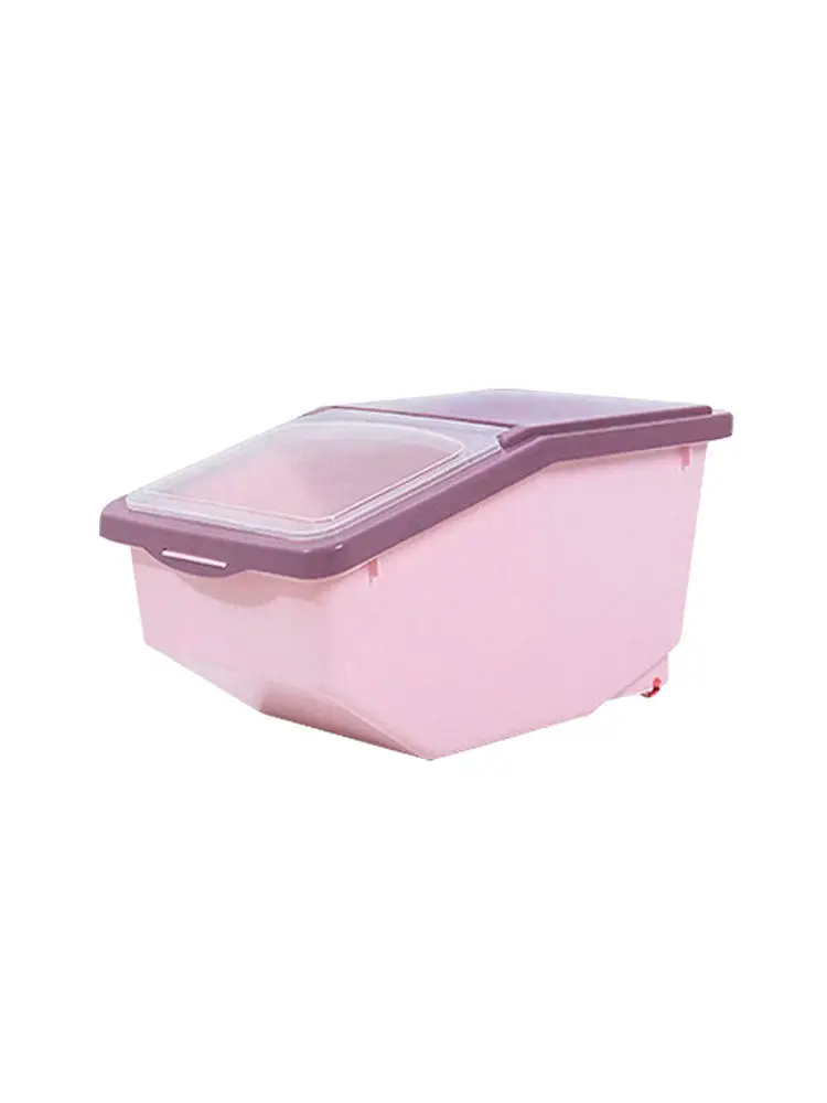 1pc Plastic Grain Storage Box Cereal Bean Rice Case Container Jars Home Kitchen | Дом и сад