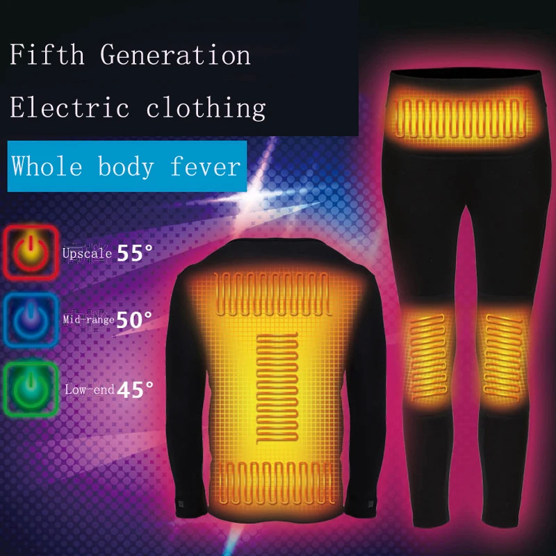 

Мужские и женские свитера, пижамы, термобелье с электрическим подогревом, одежда с подогревом на осень и зиму, плюс бархат, без батареи