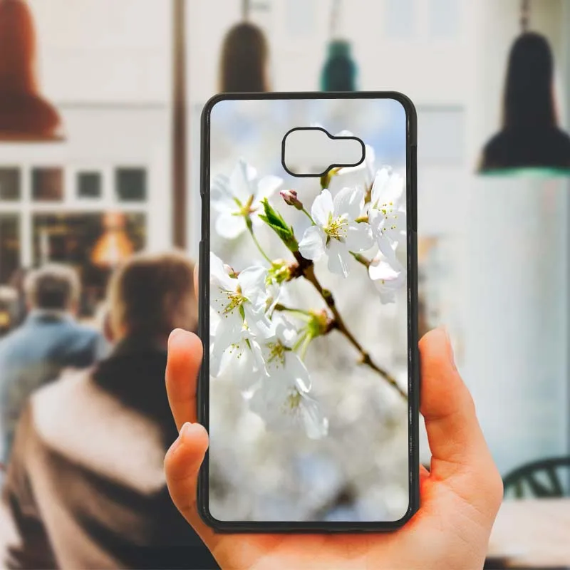 Модный динамический чехол для сотового телефона с цветами вишни жесткий