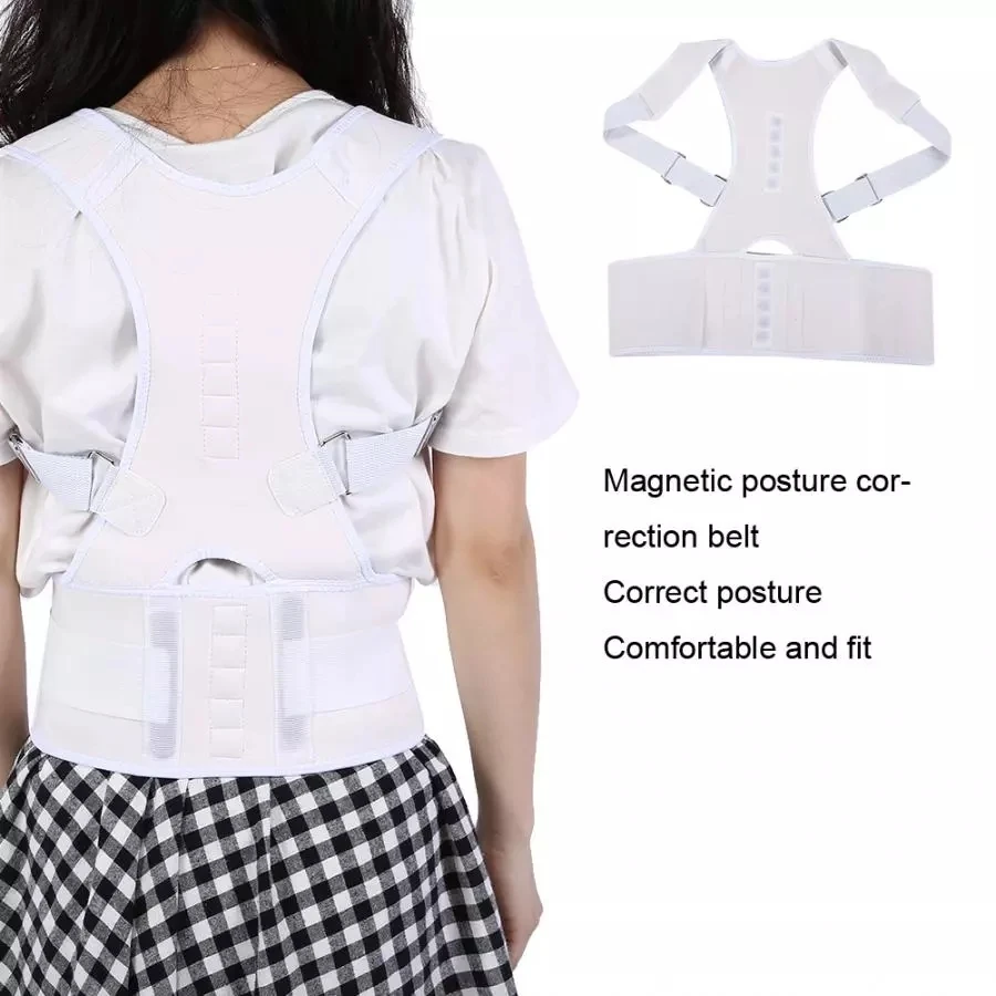 Регулируемый магнитный терапевтический Корректор осанки бандаж для поддержки