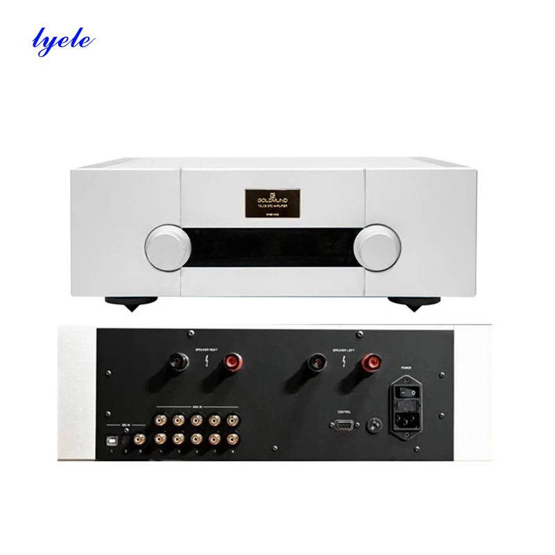 

Goldmund Telos590 NextGen audio amplifier 215W+215w 2.0 channel MJL4281AG/MJL4302AG hifi power amplifier