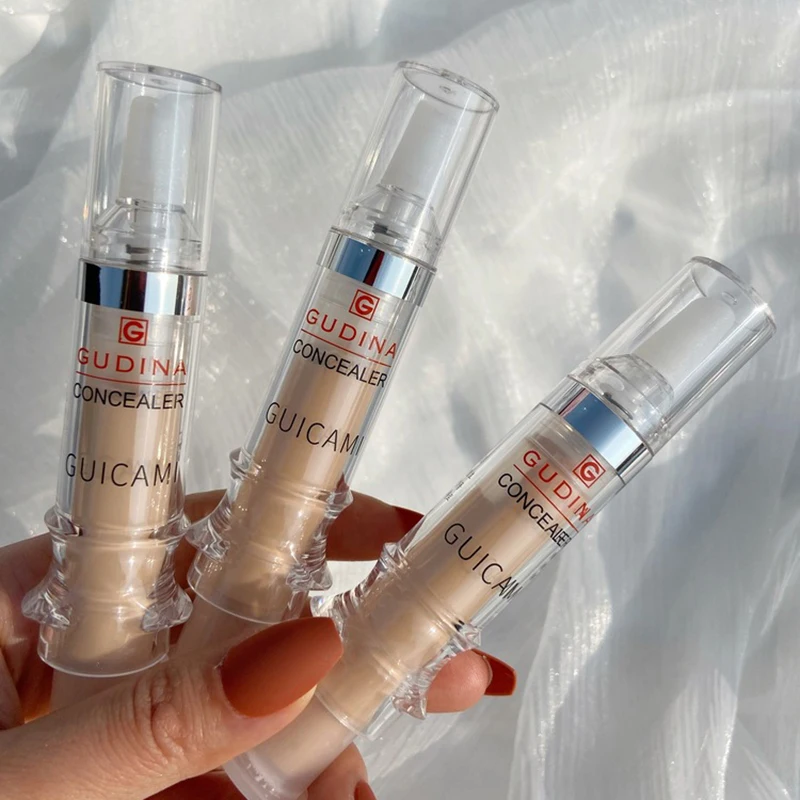 Крем консилер основа для макияжа в форме иглы осветляет тени увлажняет стойкий