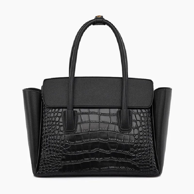 

Ladies Handbag New European American fashion Crocodile Pattern Women Bag Temperament Hand Bill Lading Shoulder Crossbody Bag
