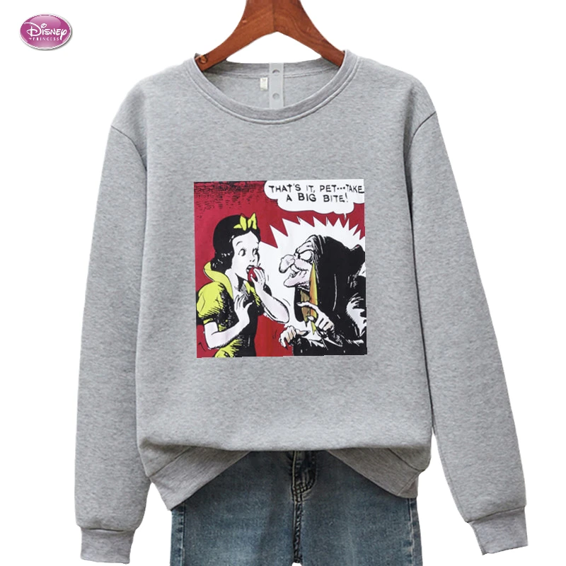

Snow White and the Seven Dwarfs Cool Hoodies for Women Long Sleeve Fleece Streetwear Vintage Sweatshirt Ladies Sweetshirt Winter