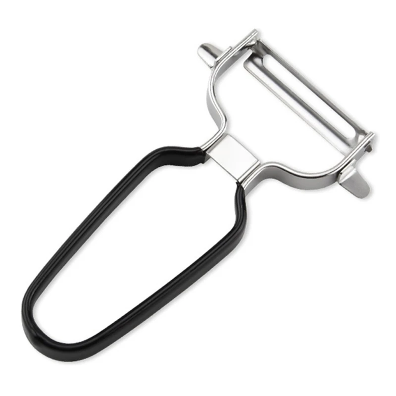 

Manual Vegetable Peeler Stainless Steel Cabbage Carrot and Potato Peelers Multifunctional Curved Comfortable Grip Veggie